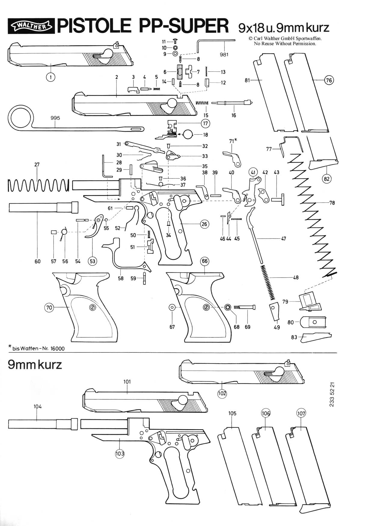 WALTHER Products- Walther Master Manufacture Pistols